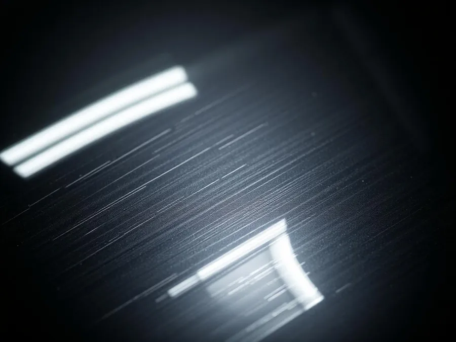 Prüflicht zeigt feine Swirls im Lack